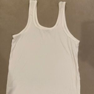 White tank top
